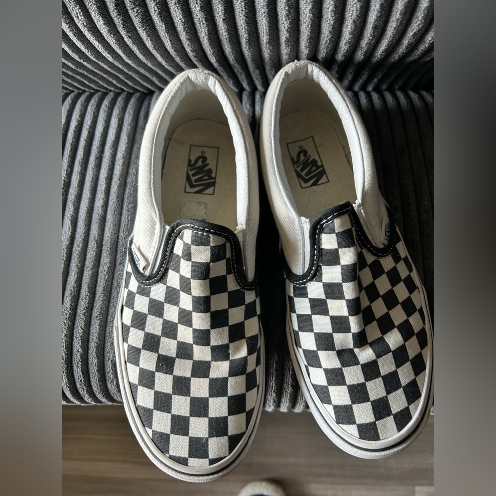 Kids Checkered Vans